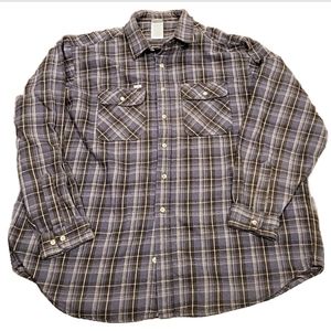 Vintage Carhartt Flannel Made in USA Men's 3XL